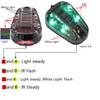Phoking Tactical Helmet Light Survival Signal Light Military Identification Light