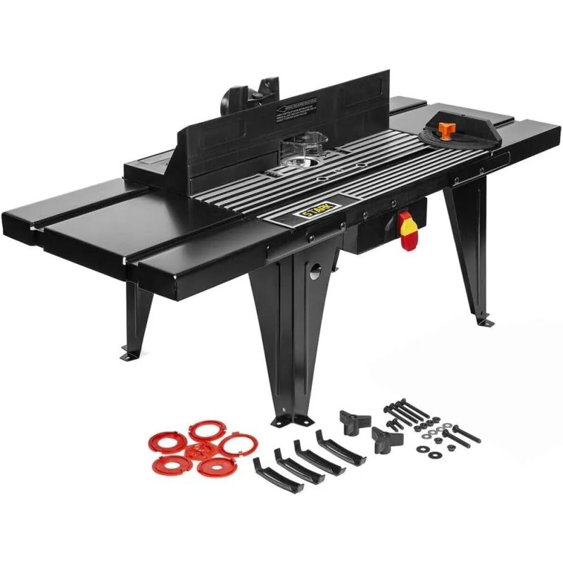 CMT 34" x 13" Aluminum Deluxe Router Table Benchtop On/Off