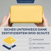 VON HEESEN Leather Wallet with RFID Protection - Wallet for