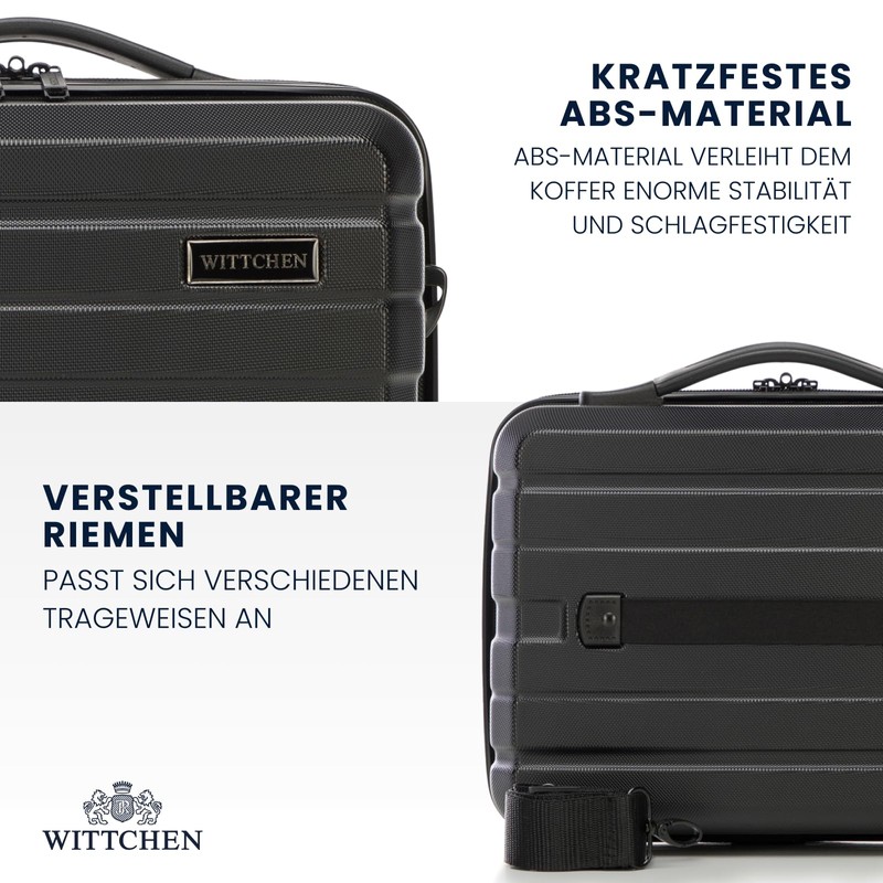 WITTCHEN Comodo Line Cosmetic Case, black, Cosmetic case