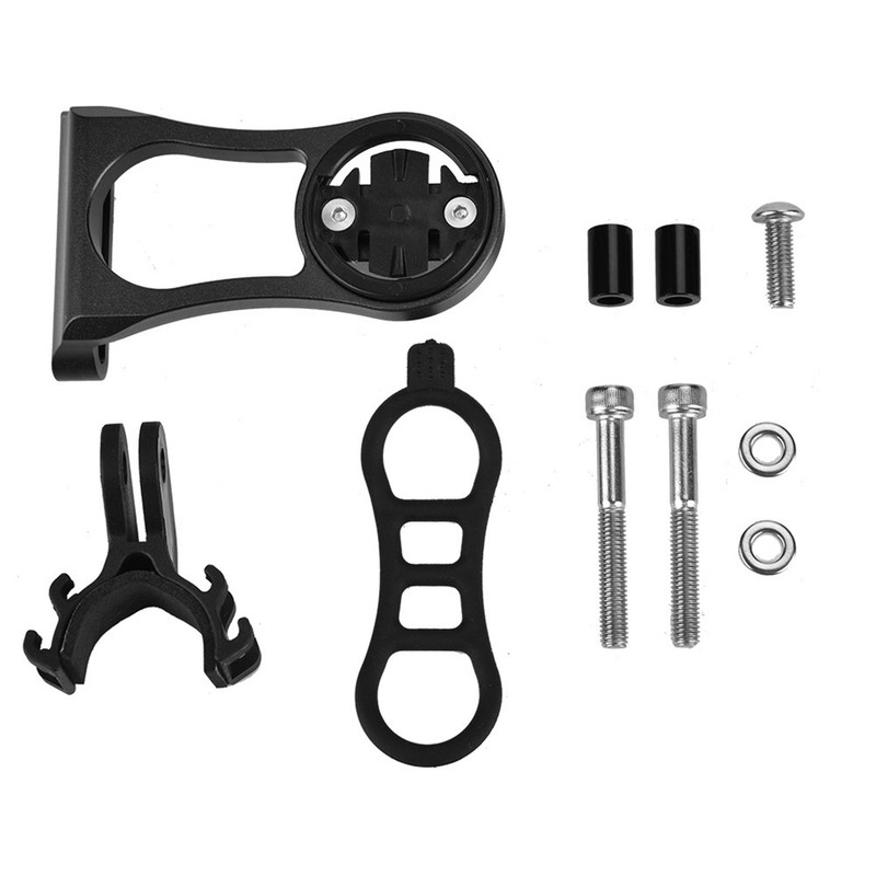 Bicycle Odometer Comupter Aluminium Alloy Extension Mount for Garmin (Black)