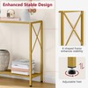 Tajsoon 28.3" Entryway Table, 2-Tier Small Consle Table for Entryway,