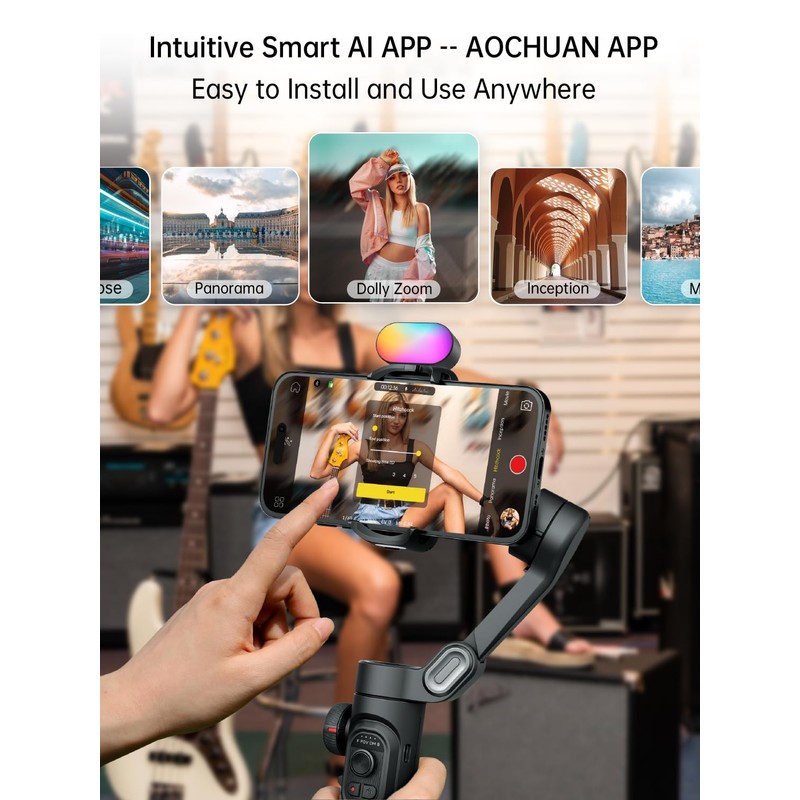 Gimbal Stabilizer Smartphone Phone Video: Smartphone Gimbal Phone Stabilizer Smartphone