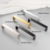BEROSSA 10 Pack 5 Inch Brushed Nickel Cabinet Pulls Satin