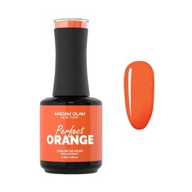 Madam Glam HEMA FREE Soak-Off Gel Perfect Orange 15 ml bottle Suitable for both UV and LED Lamp