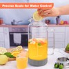Glass Pitcher with Lid, 68oz Water Pitcher with Silicone Base