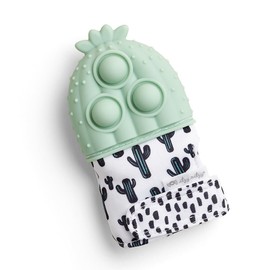 Itzy Ritzy Popper Teether Mitt (Cactus)