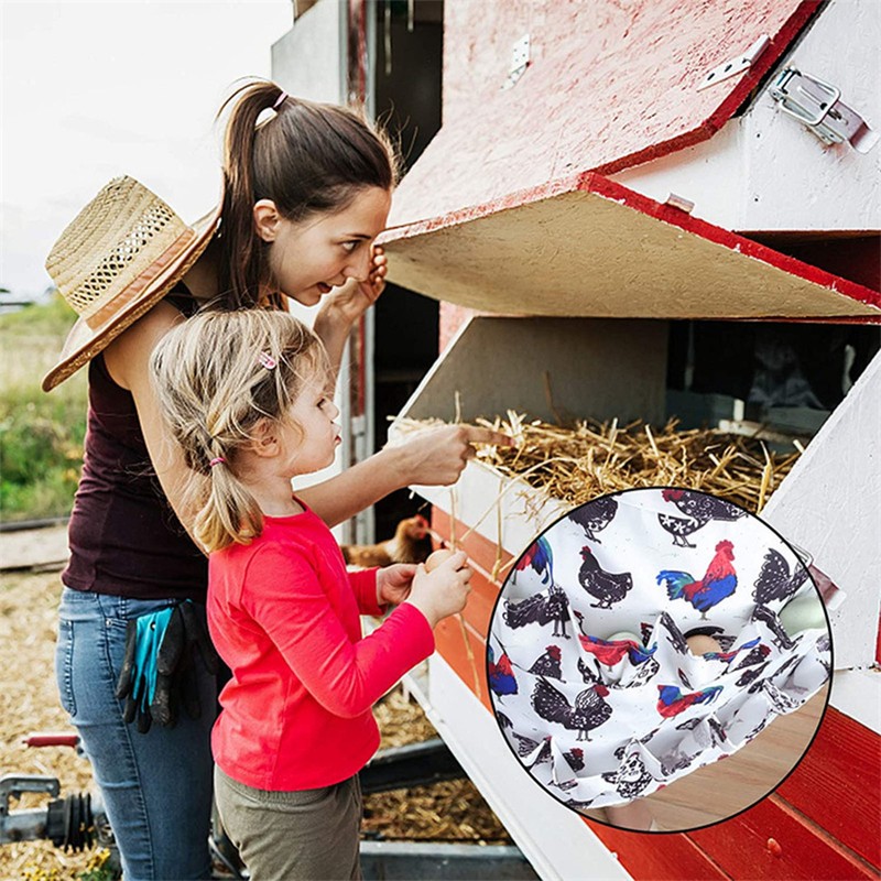 Chicken Egg Collecting Apron 12 Deep Pockets for Hense Duck