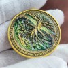 Tree Of Faith Christian Challenge Coin Colossians 2:6-7 Bible Verses