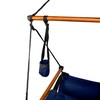 Hammaka Hanging Hammock Air Chair, Wooden Dowels, Blue