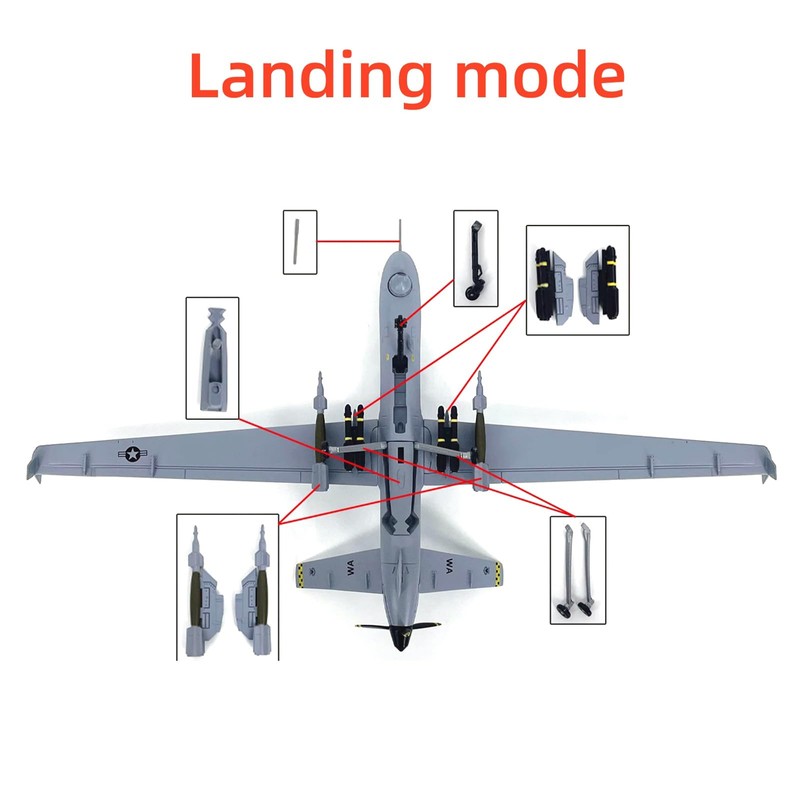 1:72 Alloy Air Force MQ-9 Reaper UAV Plane Model Aviation
