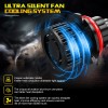 CHUSYYRAY 2x HB5 9007 LED Headlights Light Hi-Low Beam 12000K