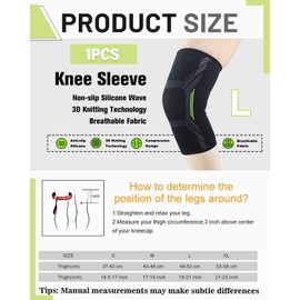 LEEQBCR 1 x Ankle Support Compression Sleeve Ankle Brace for Sports, Relieves Achilles Tendonitis, Joint Pain, Plantar Fasciitis Foot Sock with Arch Support, Reduces Swelling (L)