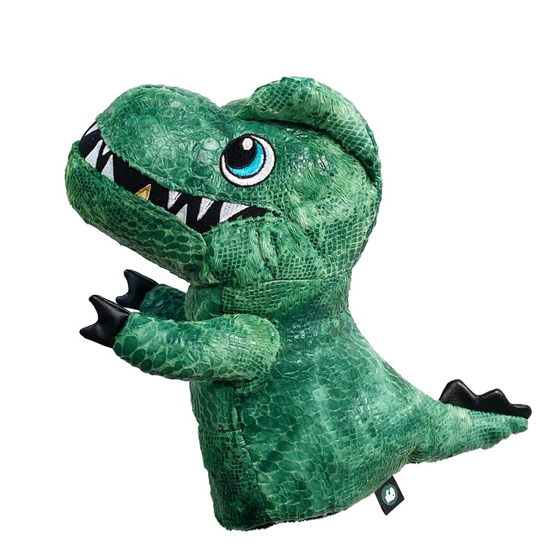 dinofactory T-Rex Golf Head Cover Dinosaur 3 Wood Headcover (Green)
