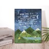 Same God Creation Wall Art,Nursery Mountain Wall Decor,Inspirational Canvas Framed