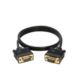 Cables Direct Online - Cable de monitor SVGA de 6 pies, macho a macho 1080P Super VGA para PC, proyector, portátil, TV