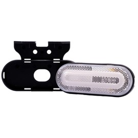 Web Truck 2 x LED Side Marker Light Outline Light Flat White Marker Light 12V and 24V Position Light for Cars Trucks Trailers Motorhomes and Caravans