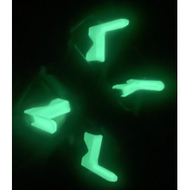 For DJI DJI Avata 2 Landing Gear Extensions - 25mm Height, 8 Grams, GREEN Glow In Dark