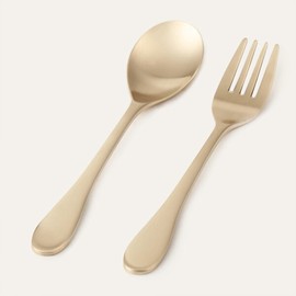 대구백화점 수타미방짜유기 놋봄 둥근 어린이 1인 포크 Daegu Department Store Handmade Bamboo Non-Toxic Round Children's Fork