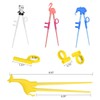 Training Chopsticks, 4 Pairs Cute Animal Shape Easy to Use