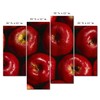 Red Apple with Water Drop Wall Art Painting Pictures Print