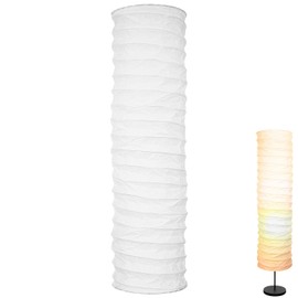 Paper Floor Lamp Shade, Minimalist Lampshade for Home Rice Paper Lampshade 37.4 X 8.66 in Light Cover for Living Room And Bedroom