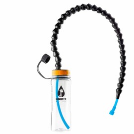 Giraffe Bottle Tower XL Hands Free Drinking System, Clear Tritan Bottle (length 30 in / 76 cm)