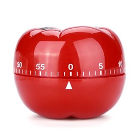 Kitchen Timer, Tomato Shaped Mechanical 60 Minutes, Countdown Timer Kitchen Cooking & Baking Helper for Cooking Kitchen (Large 7.2 * 5.5cm)