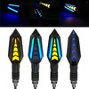 VRWEARE Universal 4Pcs Motorcycle Turn Signals Double Color Led Yellow