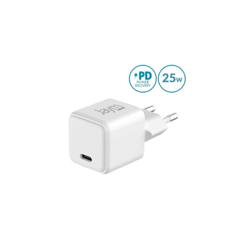 JAYM GaN Compact Mains Charger - GRS Certified - Power