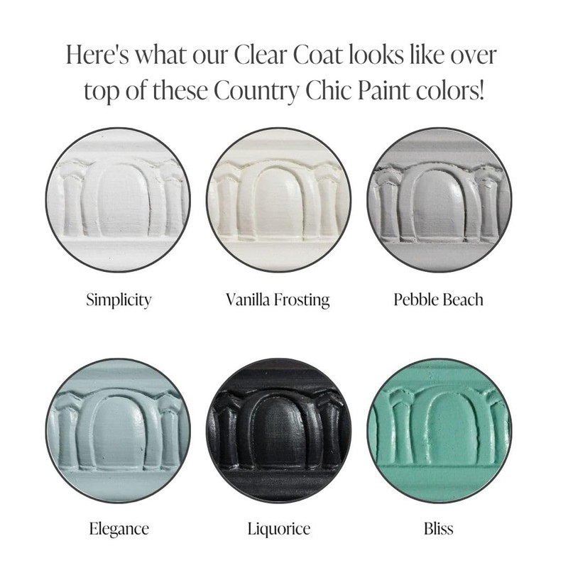 Clear Coat Pint (16oz) - Eco-Friendly Clear Satin Sheen Top