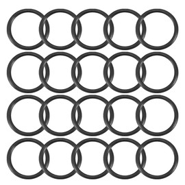 sourcingmap Nitrile Rubber O-Rings 5mm OD 4mm ID 0.5mm Width, Metric Sealing Gasket, Pack of 20
