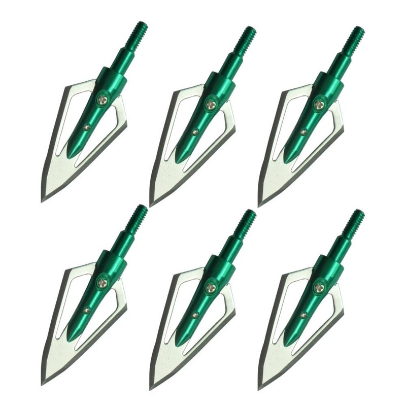 e5e10 Broadheads with Stainless Steel 2 Blades by Scalpel Material