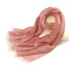 Prettystern Unisex Mottled Plain Long Lightweight Summer Linen Scarf, T87