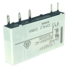 5-Pack LYCA024Y Power Relay - 24VDC 6A/250VAC SPDT 5-Pin Relay - Compatible with HVAC, Appliances & Industrial Controls (Replaces G5LE-14)