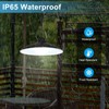 ENCOFT Solar Light Outdoor LED Hanging Lamp IP65 Waterproof Pendent