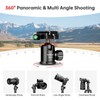 TONYBOO 61.5" Camera Tripod, Aluminum Tripod Monopod with Arca Swiss