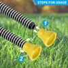 PATIKIL Golfball-Retriever Greifer, 10 Stück Golfball-Saugnapf-Greifer Gummi Puttergriff-Picker-Upper-Werkzeug für Golfer