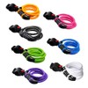 Bike Lock, GoFriend Bicycle Lock High Security 5 Digit Resettable Combination Coiling Cable Lock Best for Bicycle Outdoors, 1.2mx12mm (Black)