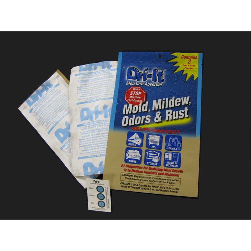 Dri-It MA-2-125-A Moisture Absorber with Disposable Peel and Stick Backing