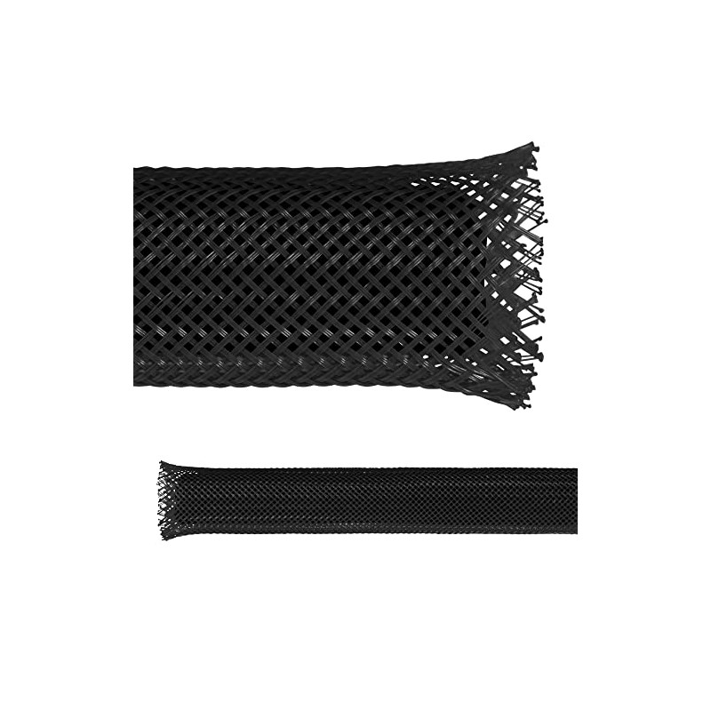 Electriduct 2" PET Expandable Braid Sleeving Flexible Wire Mesh Sleeve