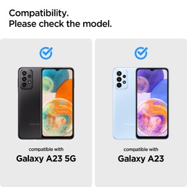 Spigen AlignMaster Glass Film for Galaxy A23 5G with Guide Frame for Galaxy A23 5G (Global Model) Protective Film 2 Pack