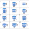 BENECREAT 30 Pcs 15ml Transparent Storage Box Cosmetic Divider Accessory