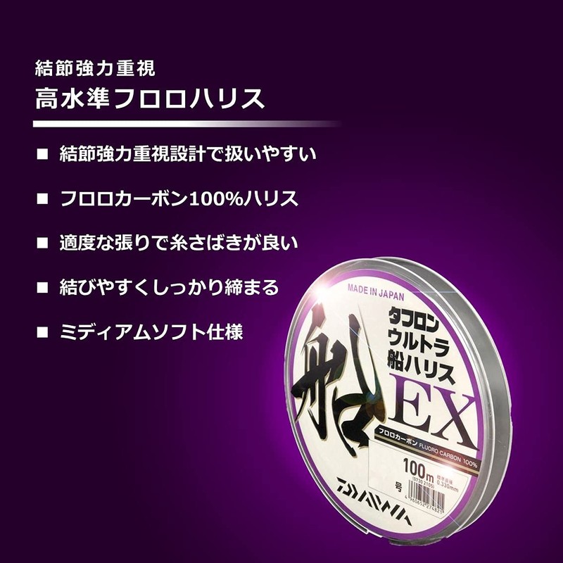 DAIWA Tafron Ultra Ship Harris EX Natural Clear No. 3.5