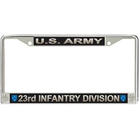 MilitaryBest U.S. Army 23rd Infantry Division License Plate Frame