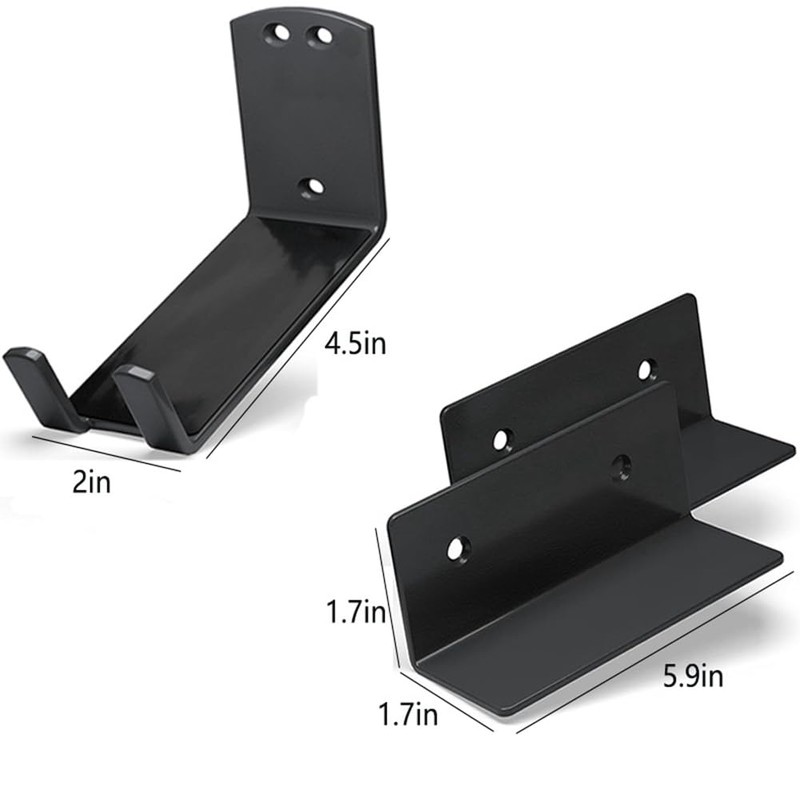 beiyaiey Wall-Mounted Bicycle Pedal Mounting Bracket Heavy-Duty Bicycle Fixed Hook