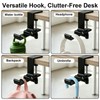 2PCS Foldable Headset Holder, Headphone Stand for Desk with Heavy