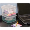 Sterilite FlipTop, Stackable Small Storage Bin with Hinging Lid, Plastic