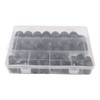 Tiardey 145pcs Plastic Cap Nuts Set Hex Nut Cover M4