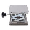 Small Stainless Steel Lifting Platform Manual Miniature Lift Stand Table